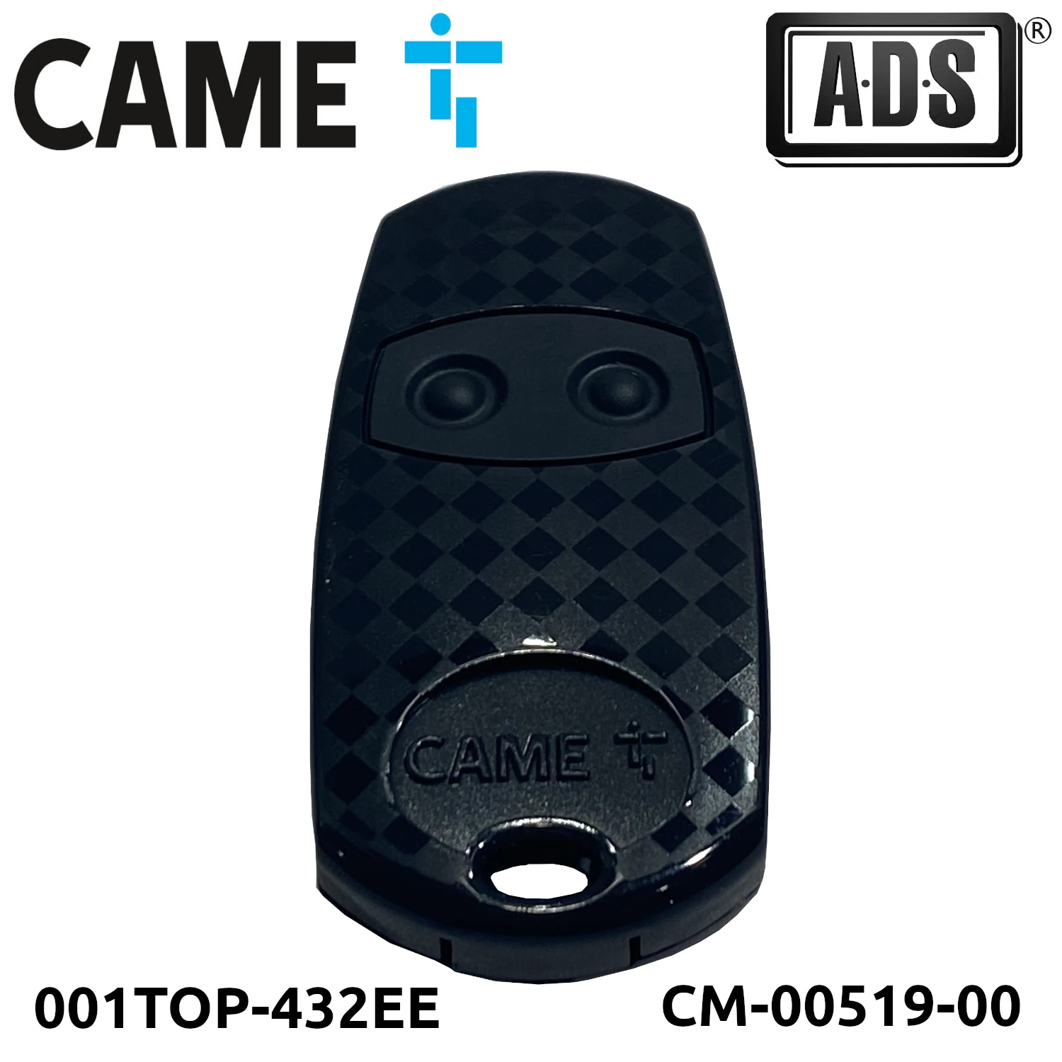 001TOP-432EE CM-00057-00 TRANSMISOR REMOTO 2CH 433.92MZ MARCA CAME